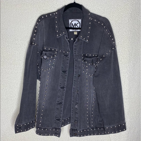 {Michael Kors} studded denim jacket - Picture 1 of 6